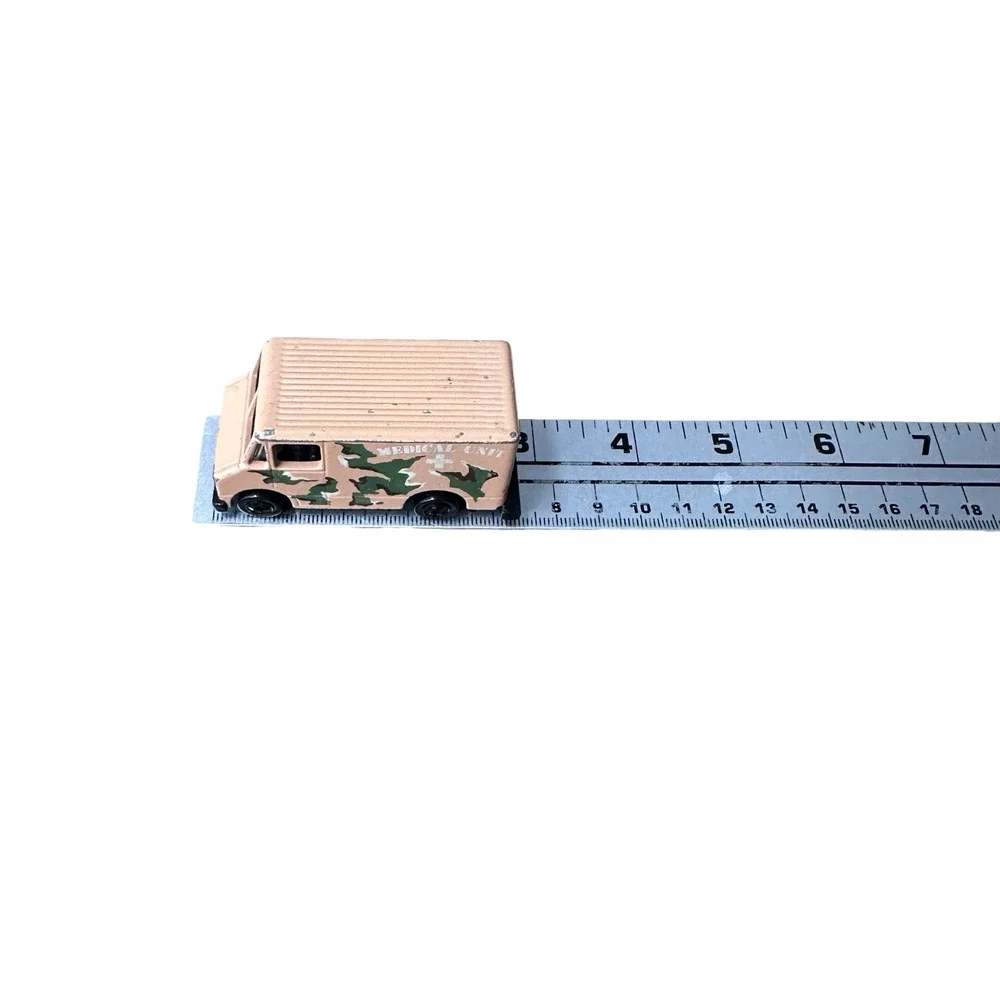 Vintage Hot Wheels Action Command Combat Medic Medical Unit Van 1976 Desert Camo